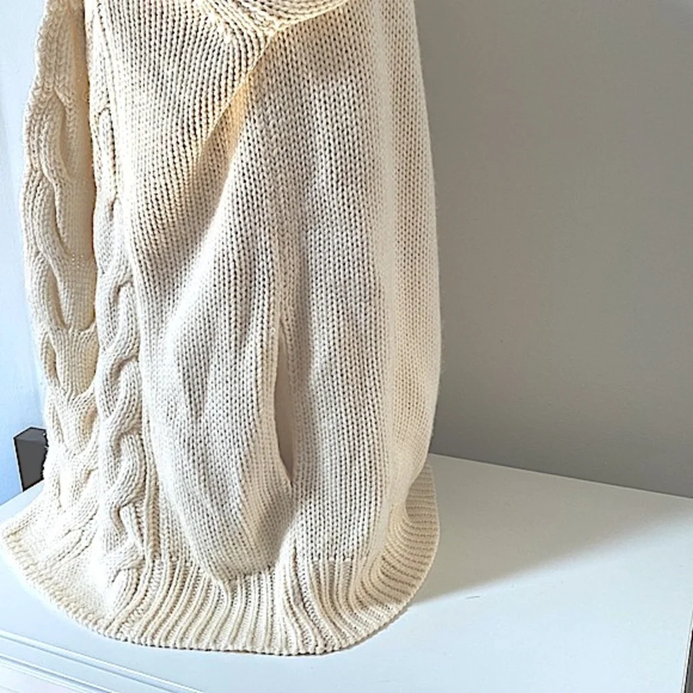 Banana Republic Cable Shawl Collared Sweater - Picture 6 of 7